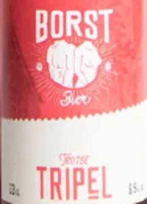 Trotse Tripel bier etiket Trotse Tripel bier etiket